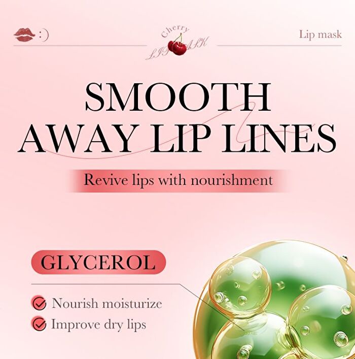 Fayankou Cherries Moisturizing Soft Lip Mask - #Lip Mask