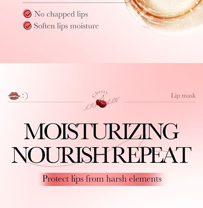 Fayankou Cherries Moisturizing Soft Lip Mask - #Lip Mask