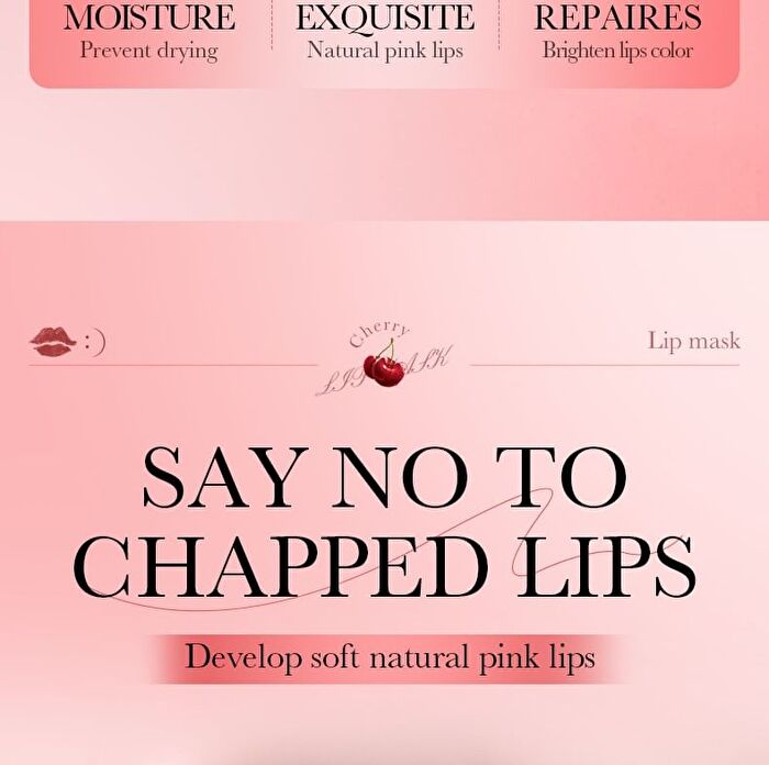 Fayankou Cherries Moisturizing Soft Lip Mask - #Lip Mask