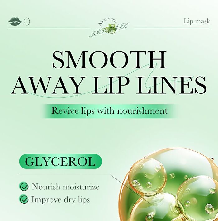 Fayankou Aloe Vera Moisturizing Soft Lip Mask - #Lip Mask