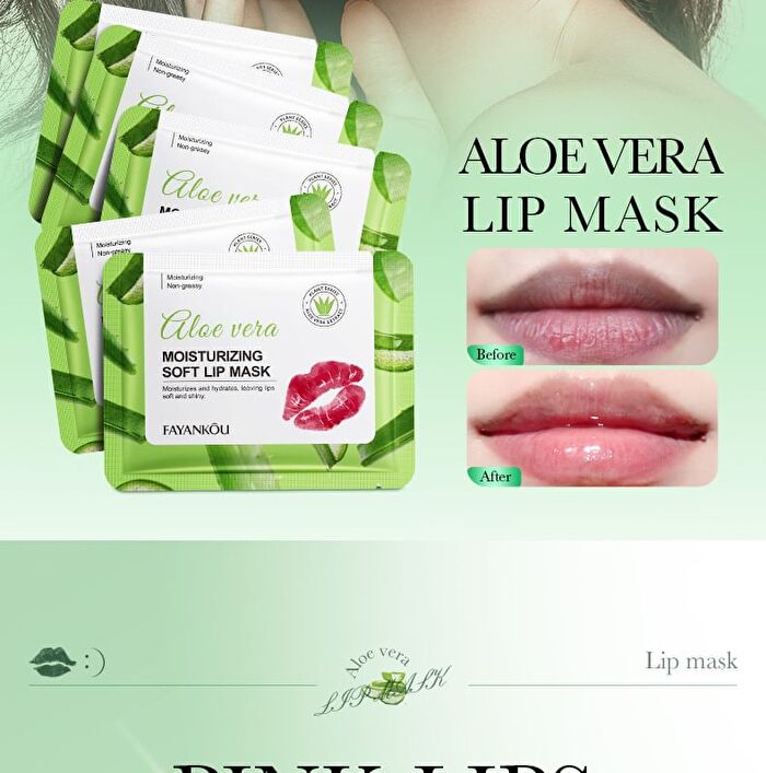 Fayankou Aloe Vera Moisturizing Soft Lip Mask - #Lip Mask