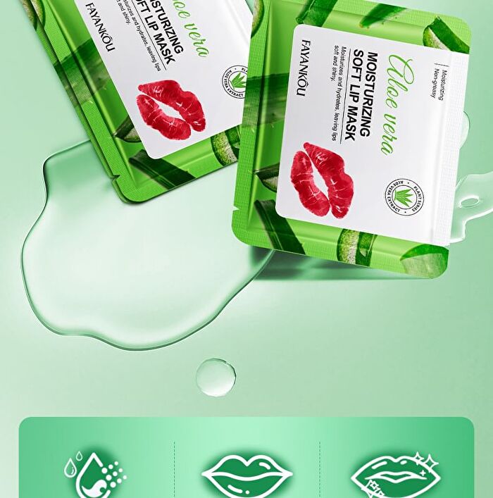 Fayankou Aloe Vera Moisturizing Soft Lip Mask - #Lip Mask