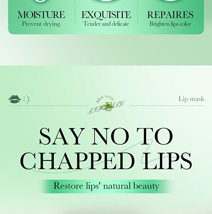 Fayankou Aloe Vera Moisturizing Soft Lip Mask - #Lip Mask