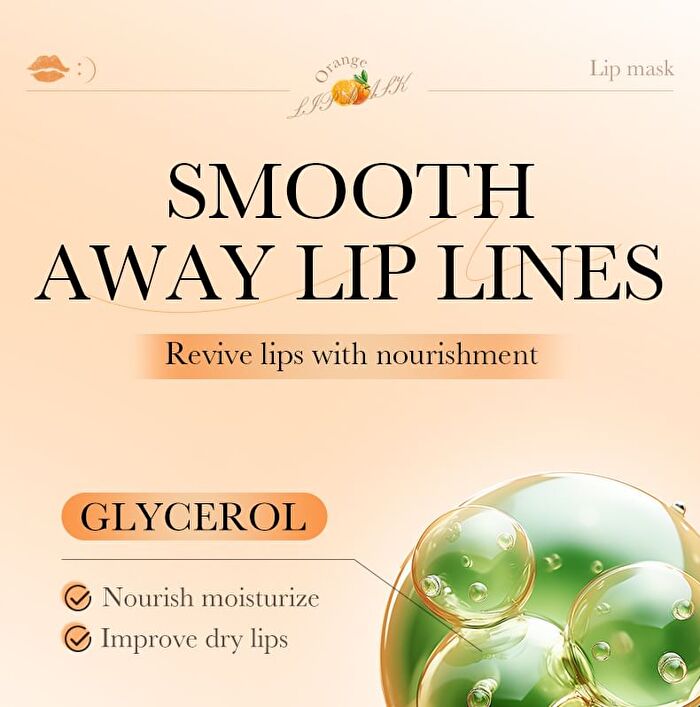 Fayankou Orange Moisturizing Soft Lip Mask - #Lip Mask