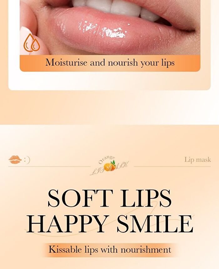 Fayankou Orange Moisturizing Soft Lip Mask - #Lip Mask