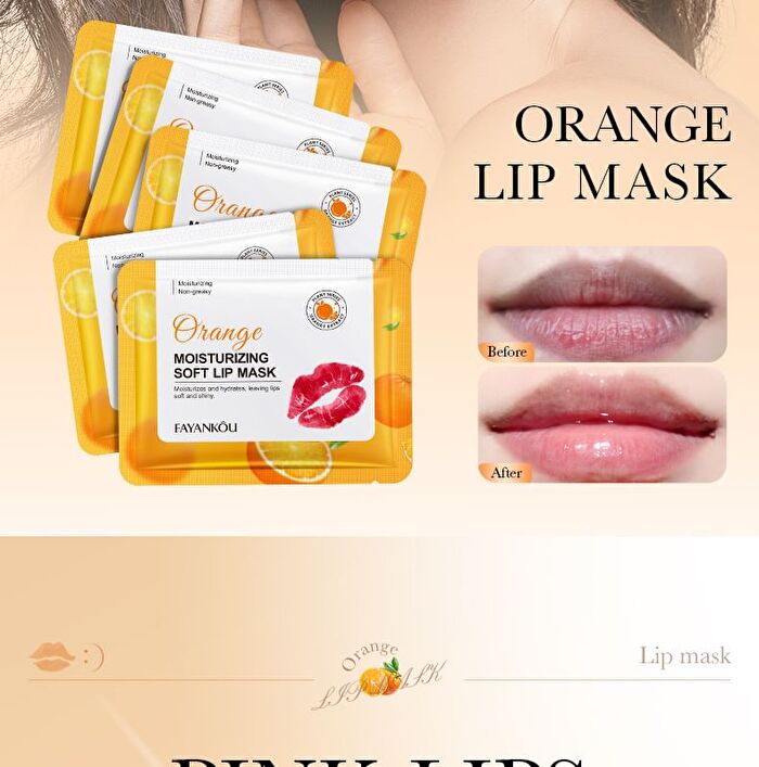 Fayankou Orange Moisturizing Soft Lip Mask - #Lip Mask