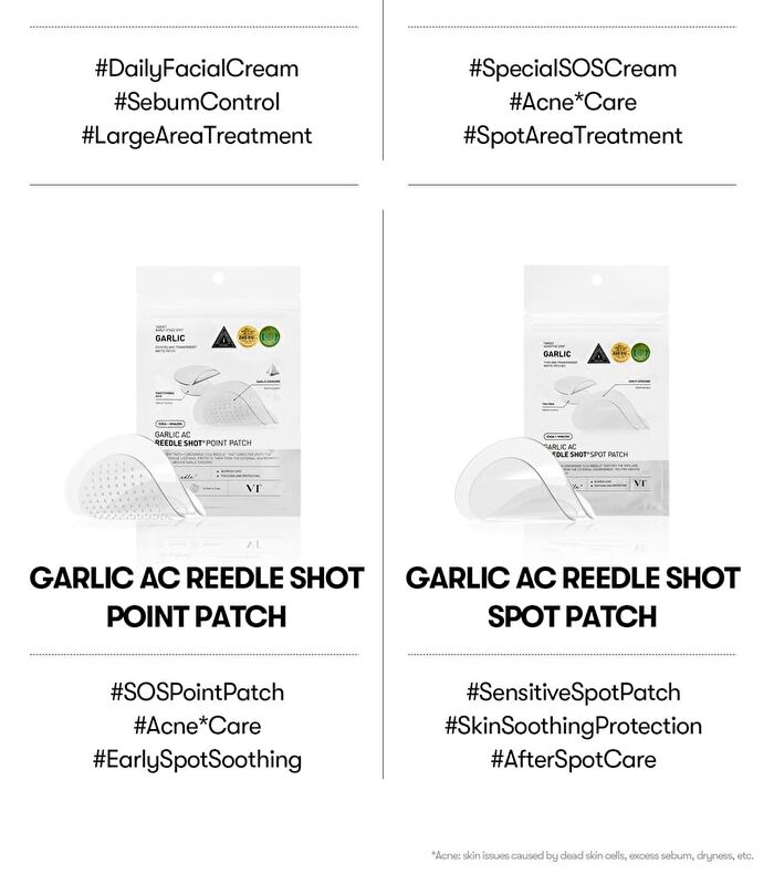 Vt Garlic AC Reedle Shot Spot Cream - 15ml