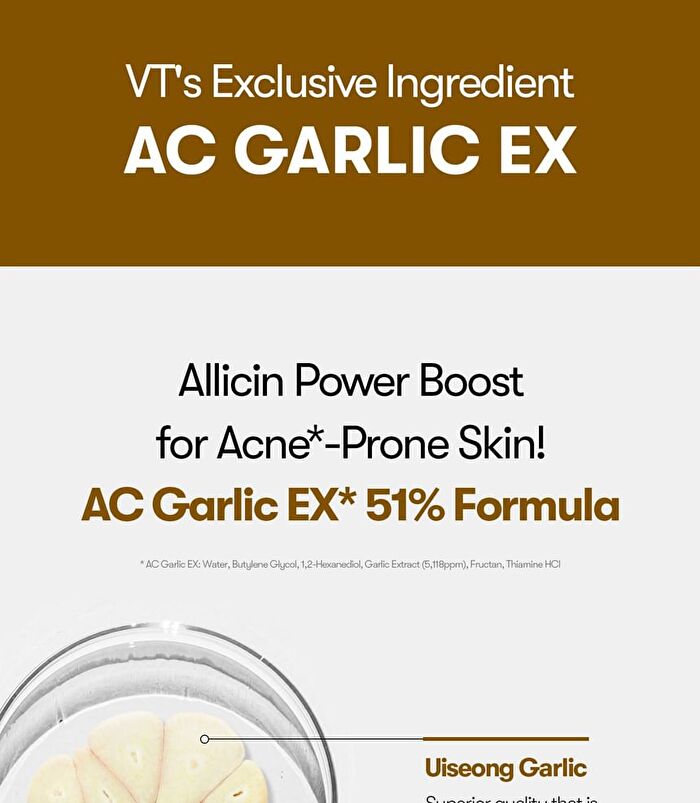 Vt Garlic AC Reedle Shot Spot Cream - 15ml