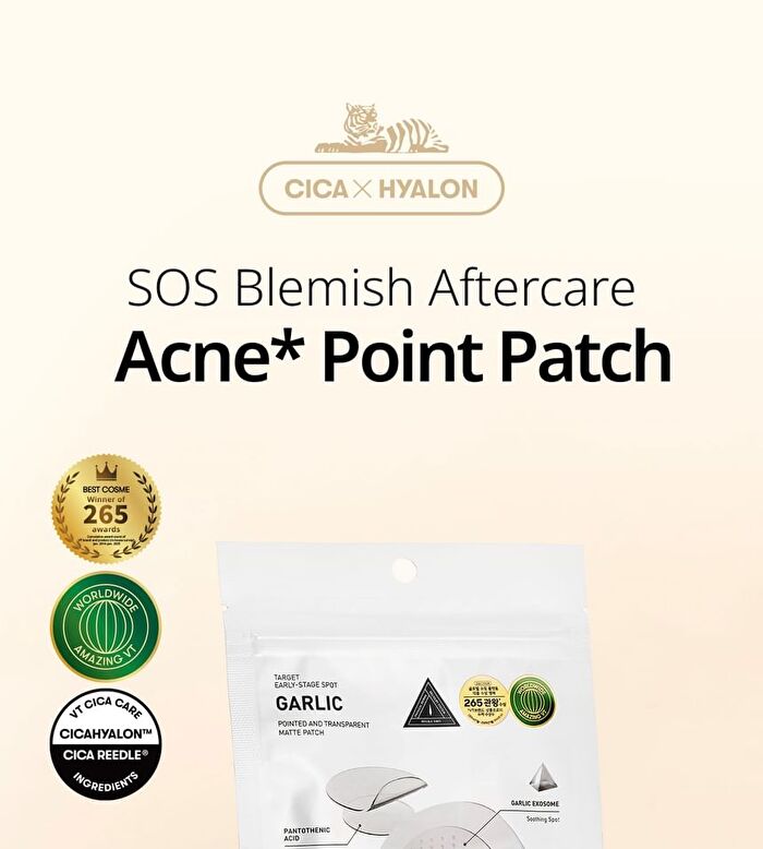 Vt Garlic AC Reedle Shot Point Patch - 9 patches