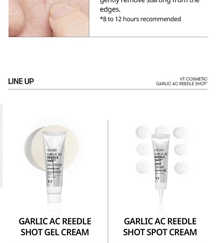 Vt Garlic AC Reedle Shot Point Patch - 9 patches