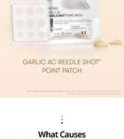Vt Garlic AC Reedle Shot Point Patch - 9 patches