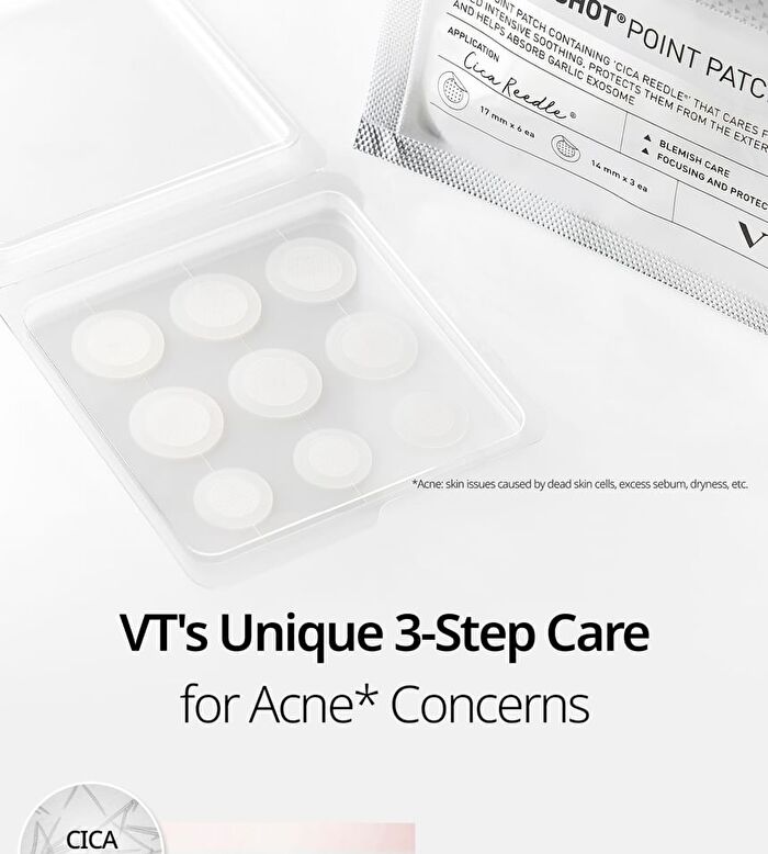 Vt Garlic AC Reedle Shot Point Patch - 9 patches