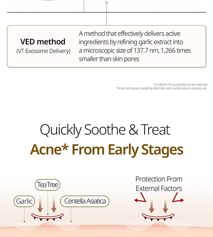 Vt Garlic AC Reedle Shot Point Patch - 9 patches