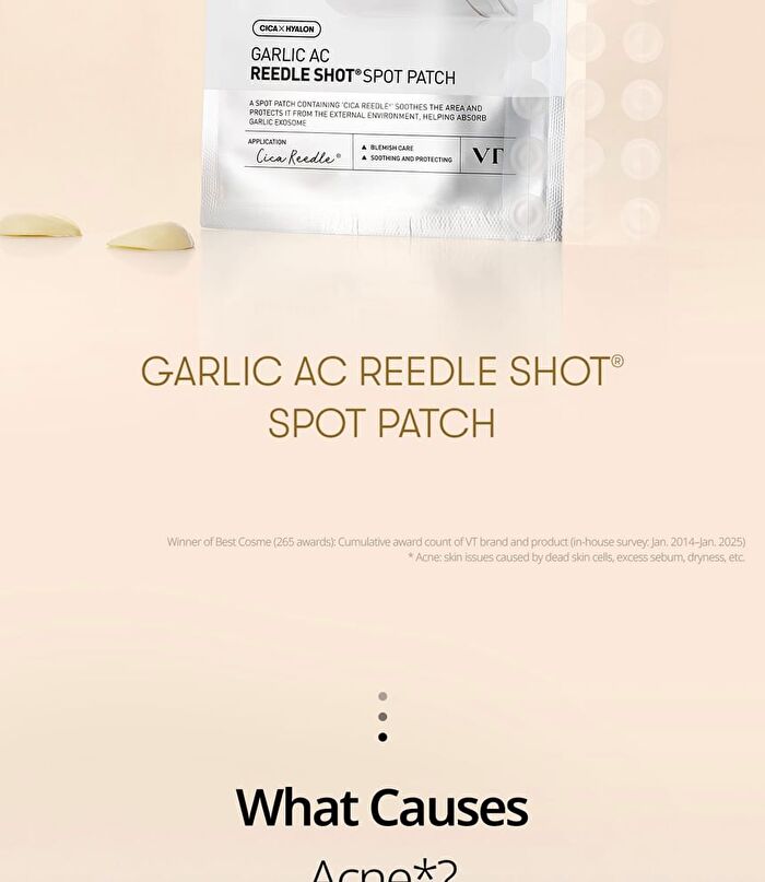 Vt Garlic AC Reedle Shot Spot Patch - 48 patches
