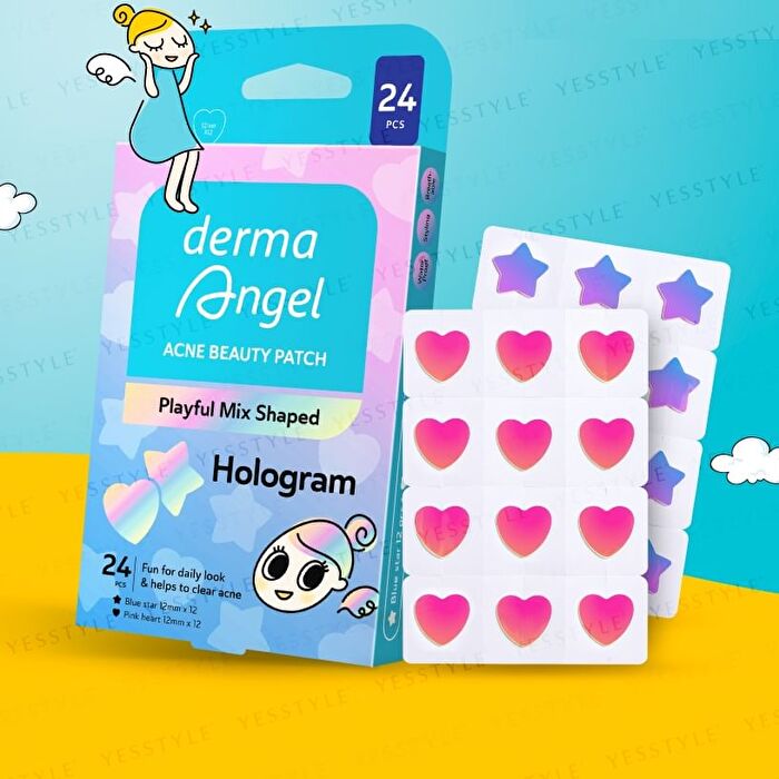 Acne Beauty Patch - Playful Heart Shaped - 18 pcs