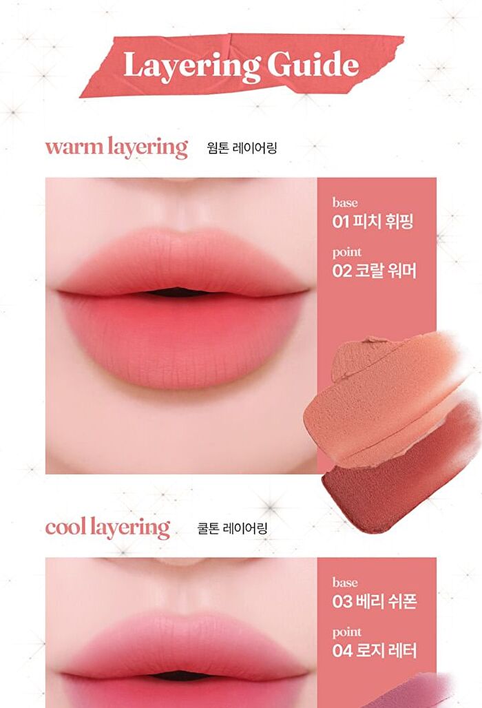 too cool for school TAG Blurring Lip Milk - 6 Colors - #01 Peach Whipping