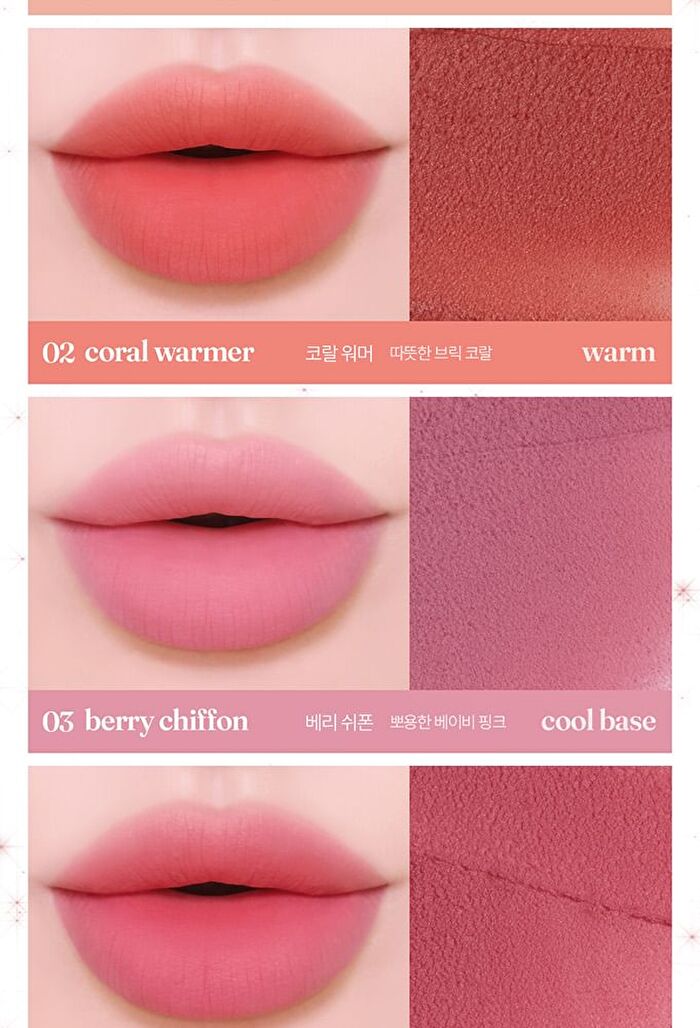 too cool for school TAG Blurring Lip Milk - 6 Colors - #01 Peach Whipping