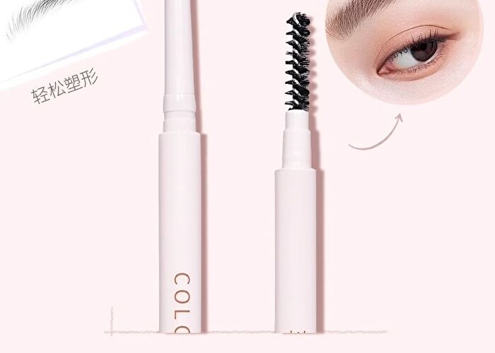 Colorrose Slim Pocket Eyebrow Pen - 4 Colors - 01# Natural Black - 30mg