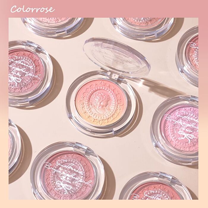 Colorrose Vintage Queen Embossed Gradient Blush - 8 Types - CR1072 Sweet Apricot - 6g