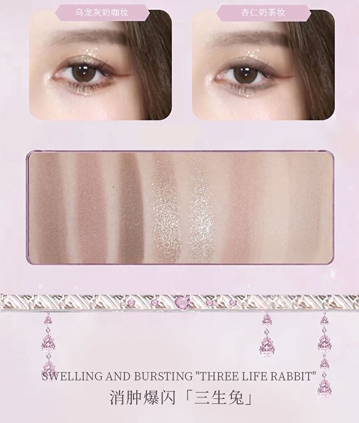 Colorrose Eternal Dream Series 8-Color Eyeshadow Palette - 3 Types - CR1076 Eternal Peacock - 6.8g