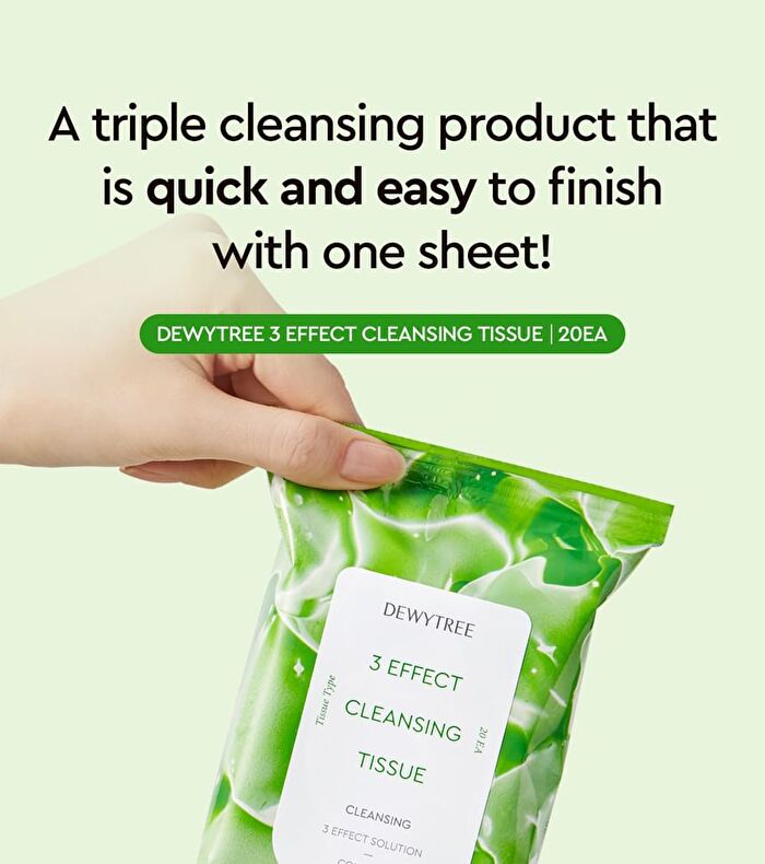 Three Effect Cleansing Tissue - 2025 Version - 20 sheets