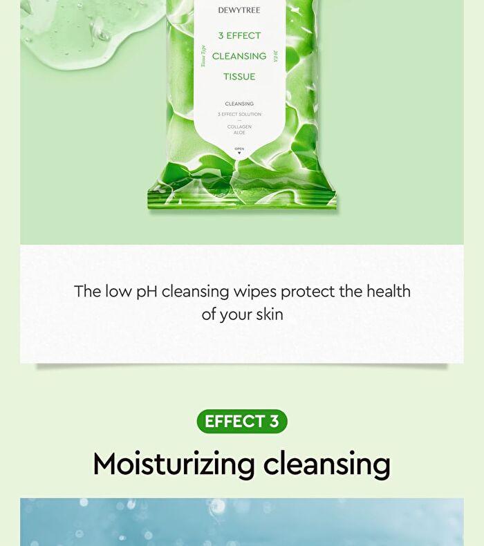 Three Effect Cleansing Tissue - 2025 Version - 20 sheets