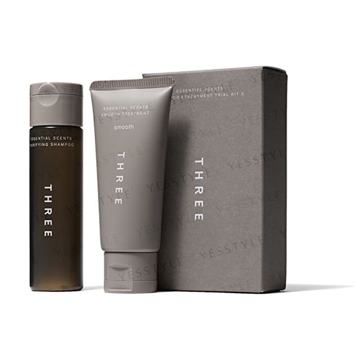 THREE Essential Scents Shampoo & Treatment Trial Kit S - 40ml + 30g