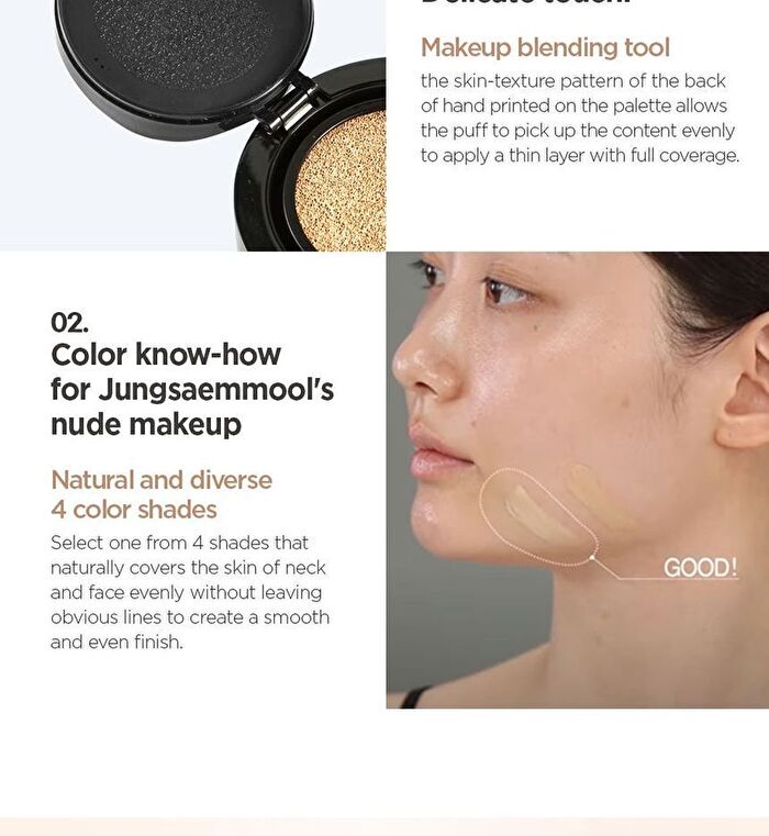 Jung Saem Mool Essential Skin Nuder Long Wear Cushion - 6 Colors - 2025 Version - #21 Medium