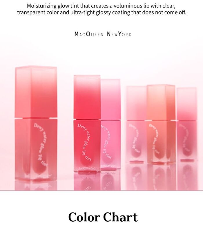 Mqny Dewy Water Glow Lip Tint - 9 Colors - #07 Apricot Chew