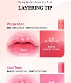 Mqny Dewy Water Glow Lip Tint - 9 Colors - #08 Peach Jelling