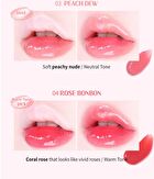 Mqny Dewy Water Glow Lip Tint - 9 Colors - #08 Peach Jelling