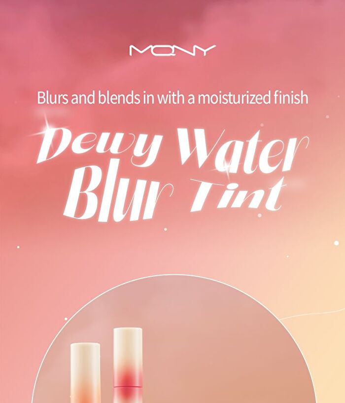 Mqny Dewy Water Blur Tint - 6 Colors - #01 Peach Dawn