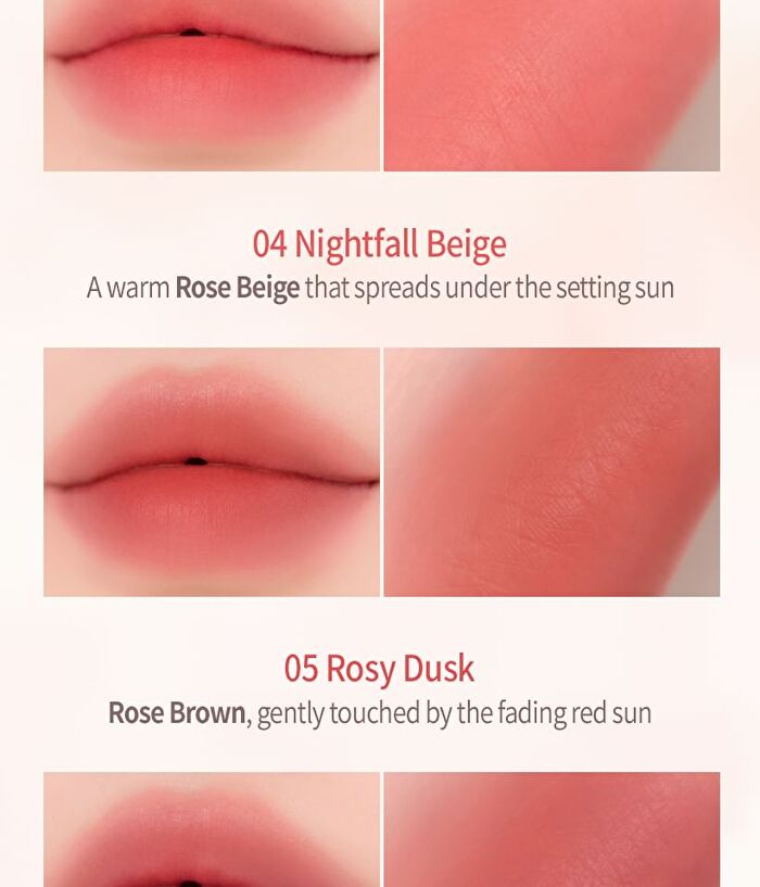 Mqny Dewy Water Blur Tint - 6 Colors - #05 Rosy Dusk