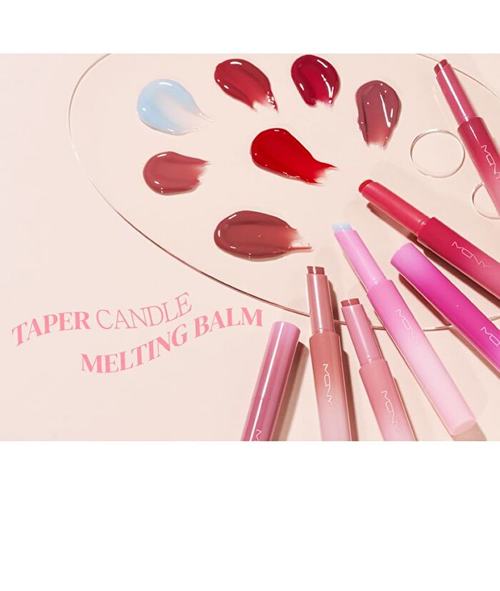 Mqny Taper Candle Melting Balm - 7 Colors - #01 Pink Sands