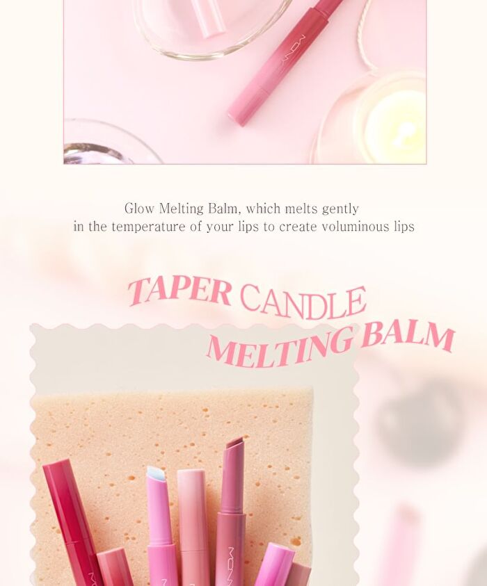 Mqny Taper Candle Melting Balm - 7 Colors - #06 Lavender Mauve