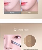 Mqny Fake Up 3 Color Shading & Brush Set- 3 Types - Beige Brown