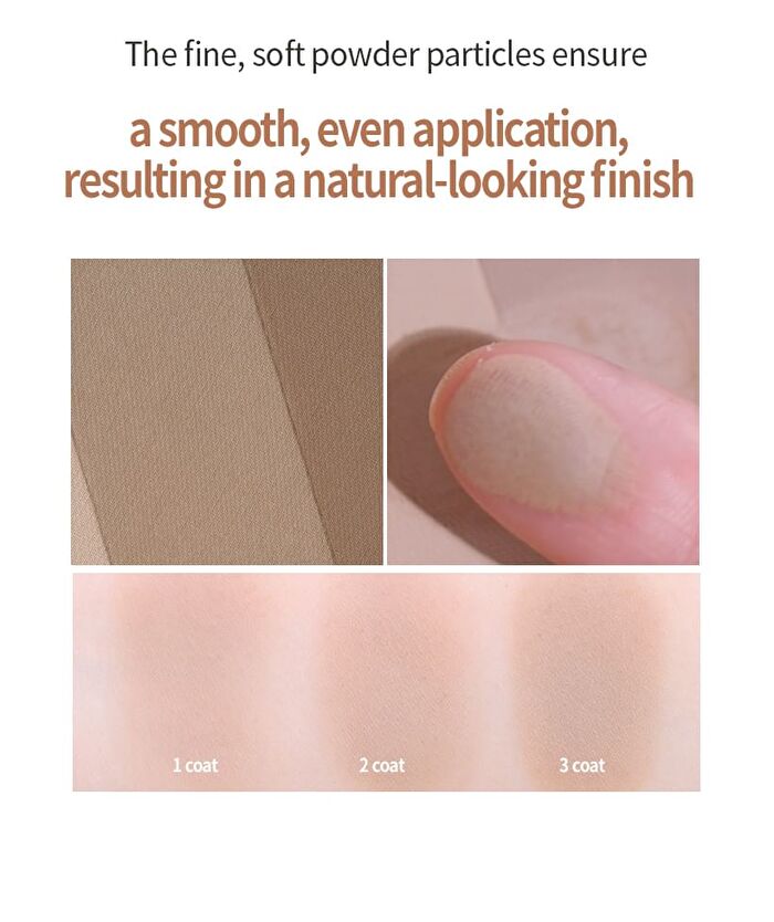 Mqny Fake Up 3 Color Shading & Brush Set- 3 Types - Neutral Brown