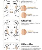 Mqny Fake Up 3 Color Shading & Brush Set- 3 Types - Neutral Brown