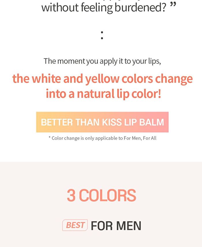 Mqny Better Than Kiss Lip Balm For All - 3.5g