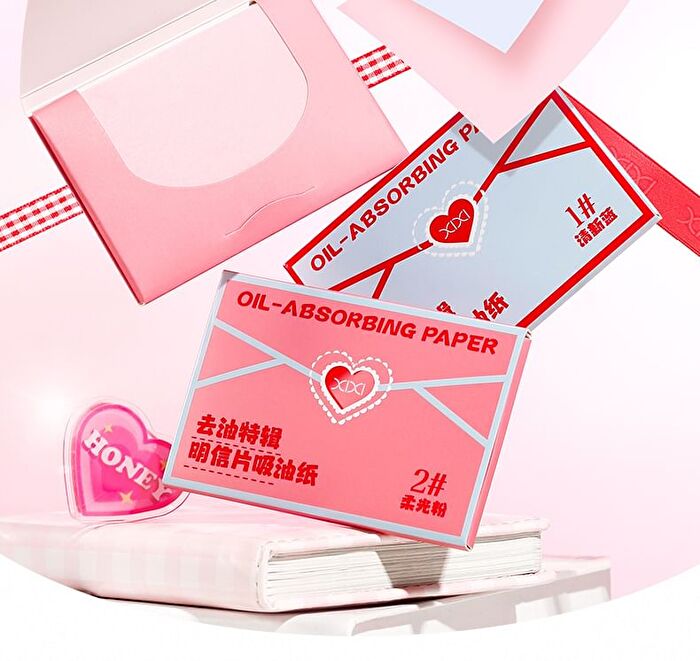 Oil Removing Paper - 2 Colors - #2 Soft Pink