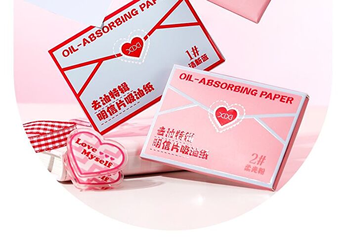 Oil Removing Paper - 2 Colors - #2 Soft Pink