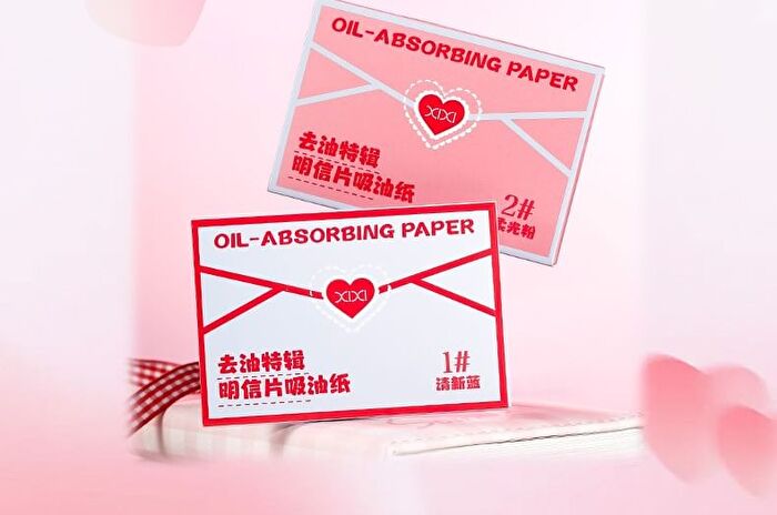 Oil Removing Paper - 2 Colors - #2 Soft Pink