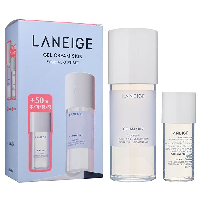 Cream Skin Toner & Gel Moisturizer Gift Set - 2 pcs