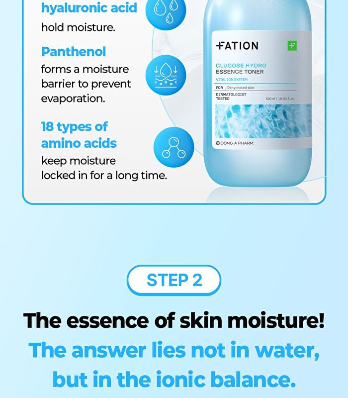 Fation Glucose Hydro Essence Toner - 500ml