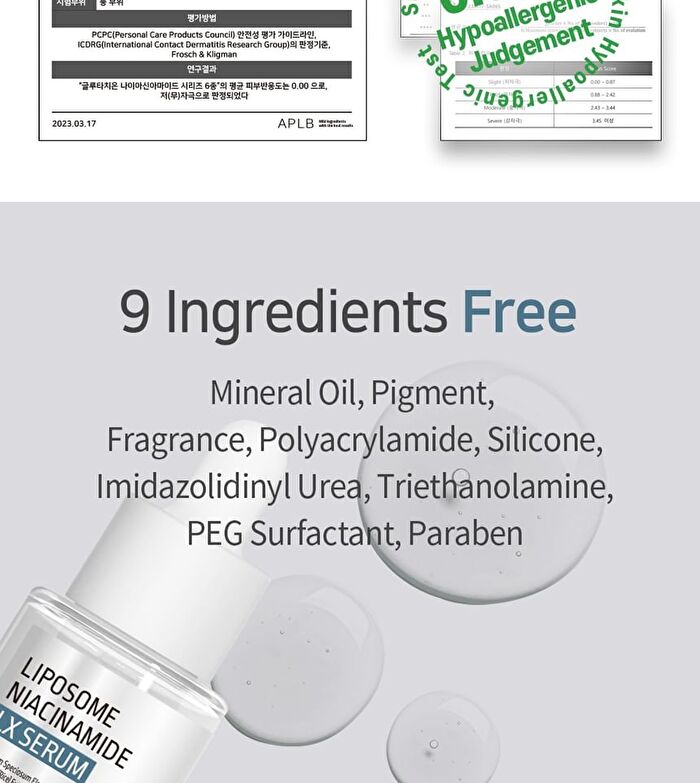 Aplb Liposome Niacinamide LX Serum Set - 2 pcs