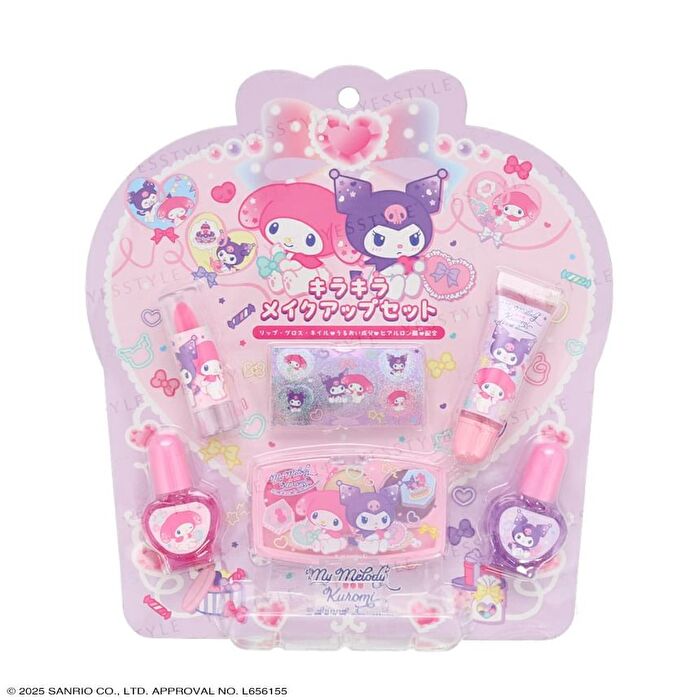 Shobido Sanrio My Melody & Kuromi Kirakira Makup Set - 6 pcs