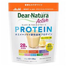 Asahi Dear-Natura Active Whey + Soy Protein Powder - Grapefruit Flavor - 325g