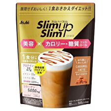 Asahi Slim Up Slim Shake Caramel Latte - 360g