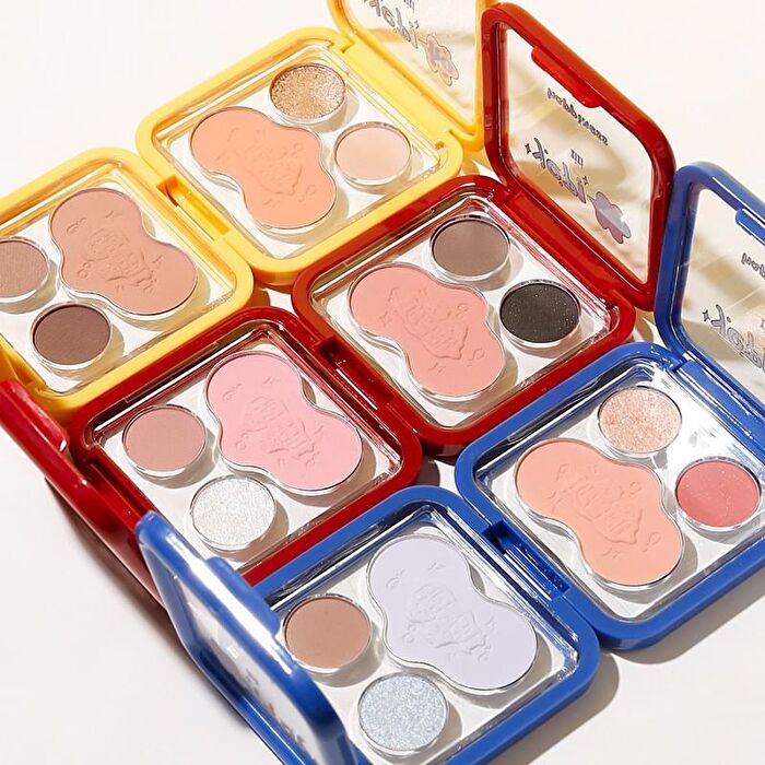 A Flip Eye Shadow Blush Palette - - #6 Blue Coconut