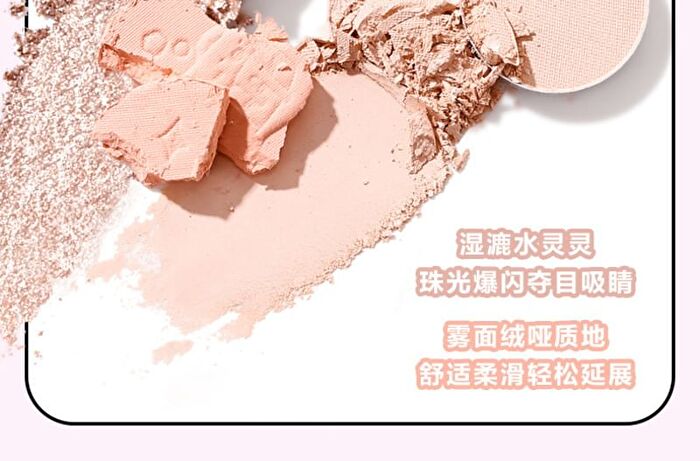 A Flip Eye Shadow Blush Palette - - #6 Blue Coconut